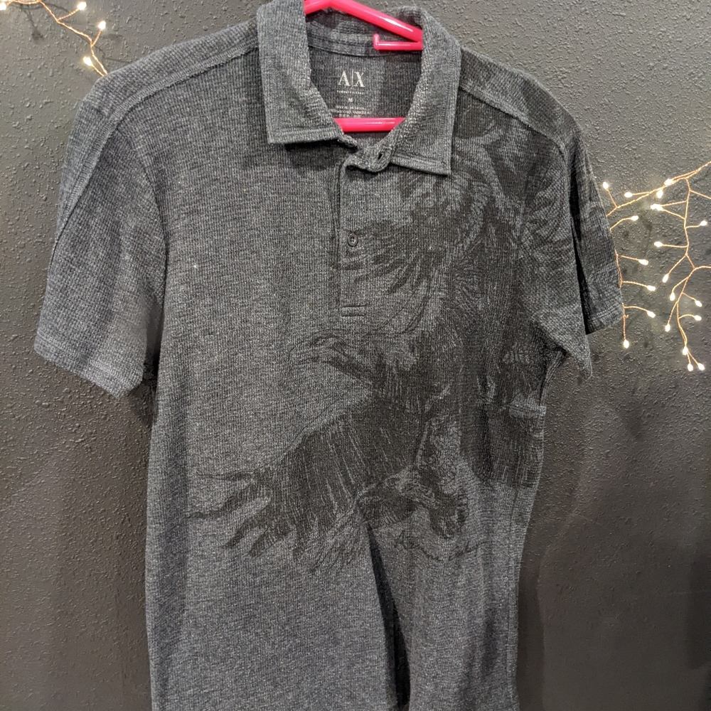 Armani exchange polo mens shirt medium